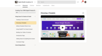 screenshot of affiliate marketing content editing tools in S.P.I.R.I. Business Academy course